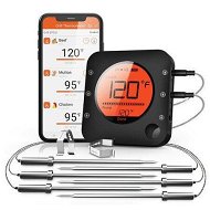 Detailed information about the product Digital Meat Thermometer Wireless Bluetooth For BBQ Smoker Kitchen Cooking Grill Thermometer Timer-6 Probes