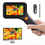 Detailed information about the product Digital Microscope, 500X Handheld USB Microscope with 3 Inch HD Screen, Portable Coin Magnifier with 8 LED Lights, Compatible with Windows & MacOS