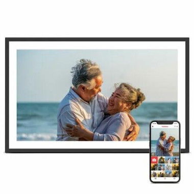 Digital Photo Frame Frameo WiFi 15.6 Inch 32GB 1920x1080 IPS HD Touch Screen Wall Mounted Tabletop Share Video Picture Smart Display Frameo
