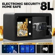 Detailed information about the product Digital Safe Security Box Electronic 8L Key Lock Fingerprint Steel Money Jewellery Cash Deposit Password Home Office