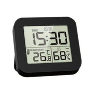 Detailed information about the product Digital Timer Shower Clock with Alarm, Bathroom Kitchen Wall Clock, Black