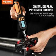 Detailed information about the product Digital Torque Screwdriver, 1/4' Drive Screwdriver Torque Wrench, Electrician Torque Screwdriver with LCD, 2.65-70.67 in-lbs Torque Range, 0.01 N.m Increment Torque Screwdriver with Bits & Case