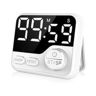 Detailed information about the product Digital Visual Timer for Kids, Countdown Kitchen Timer Magnetic for Cooking, White
