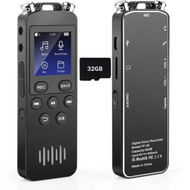 Detailed information about the product Digital Voice Recorder 48GB 32H Battery Time Voice Activated Recorder with Noise Reduction Audio Recorder with Playback