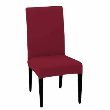 Dining Chair Cover Stretchable Slipcover Seat Protector Removable For Home Hotel Dining Table Chairs Color Red