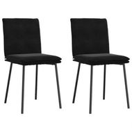 Detailed information about the product Dining Chairs 2 pcs Black Velvet