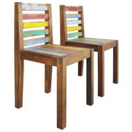 Detailed information about the product Dining Chairs 2 pcs Solid Reclaimed Wood