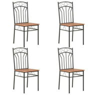 Detailed information about the product Dining Chairs 4 Pcs Brown MDF