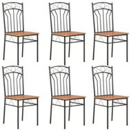 Detailed information about the product Dining Chairs 6 Pcs Brown MDF