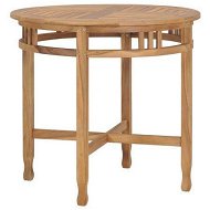 Detailed information about the product Dining Table 80 Cm Solid Teak Wood.