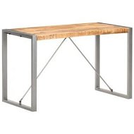 Detailed information about the product Dining Table 120x60x75 cm Solid Rough Mango Wood