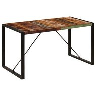Detailed information about the product Dining Table 140x70x75 Cm Solid Reclaimed Wood