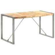 Detailed information about the product Dining Table 140x70x75 cm Solid Wood Mango