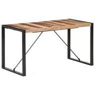 Detailed information about the product Dining Table 140x70x75 cm Solid Wood with Sheesham Finish