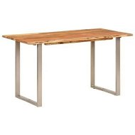 Detailed information about the product Dining Table 140x70x76 cm Solid Acacia Wood