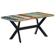 Detailed information about the product Dining Table 160x80x75 Cm Solid Reclaimed Wood