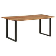 Detailed information about the product Dining Table 180x90x76 cm Solid Acacia Wood