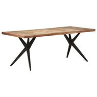 Detailed information about the product Dining Table 200x90x76 cm Solid Reclaimed Wood