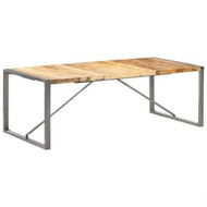 Detailed information about the product Dining Table 220x100x75 cm Solid Wood Mango