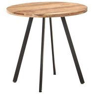Detailed information about the product Dining Table 80 Cm Solid Acacia Wood