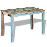 Detailed information about the product Dining Table Solid Reclaimed Wood 115x60x76 Cm