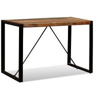 Detailed information about the product Dining Table Solid Reclaimed Wood 120 Cm