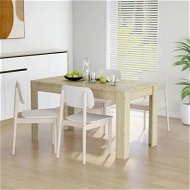 Detailed information about the product Dining Table Sonoma Oak 140x74.5x76 cm Engineered Wood