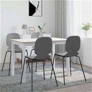 Detailed information about the product Dining Table White and Brown 114x71x75 cm Solid Rubber Wood