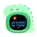 Dino Alarm Clock Cute Touch Night Light 9 Colors & 6 White Noise Sounds Ok to Wake with Child Lock Sleep Training & Time Learning. Available at Crazy Sales for $49.99