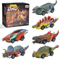 Detailed information about the product Dino Cars Monster Truck Toy Vehicles For Boys And Girls Mini Animal Push Cars Dinosaur Sets For Kids Age 3+ And Up (Random Color).