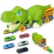 Detailed information about the product Dinosaur Eating Cars Truck for Boys Dinosaur Transport Carrier with 6 Alloy Car Toys, 2 in 1 Dino Devourer with Car Storage Eat and Poop Toys