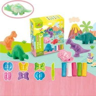 Detailed information about the product Dinosaur World Modeling Dough Set for 3, 4, 5 Year Olds, Boys and Girls