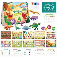 Detailed information about the product Dinozaur Theme Montessori Busy Book Toddlers Preschool Learning Activities Developmental Sensory Interactive Hands-On Educational Toys