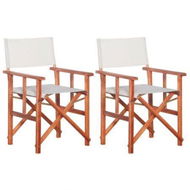 Detailed information about the product Directors Chairs 2 Pcs Solid Acacia Wood