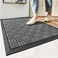 Detailed information about the product Dirt Defender All-Weather Doormat Durable Natural Rubber Stain Fade Resistant Low Profile Patio Entrance Mat