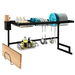 Dish Drying Rack Over Sink Stainless Steel Black Dish Drainer Organizer 2 Tier. Available at Crazy Sales for $39.97