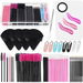 Disposable Makeup Applicator Kit Triangle Puff Mixing Palette Mascara Wands Lip Brushes Hair Clips Storage Box. Available at Crazy Sales for $24.99