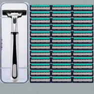 Detailed information about the product Disposable Razor for Women 3 Blade 36 Refills Razor (1 Handle and 36 Refills)