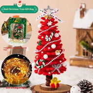 Detailed information about the product DIY 28cm Desktop Christmas Tree Office Decors Artificial Pine Tree with Ornaments LED String Lights Decorations