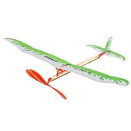 Detailed information about the product DIY Assembling Rubber Band Powered Glider Inertial Educational Toy