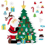 Detailed information about the product Diy Felt Christmas Tree Set Christmas Calendar Detachable Christmas Ornaments Wall Hanging Christmas Gifts For Christmas Decorations Party Supplies