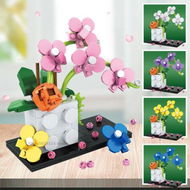 Detailed information about the product DIY Flower Bouquet Building Blocks Romantic Flower Plant 267+ Pcs.