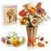 DIY Flowers Bouquet Set with Vase, Rose Botanical Collection for Home Office Decorations, Artificial Flower Gifts Set for Women (868 PCS). Available at Crazy Sales for $34.95