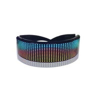 Detailed information about the product DIY LED Glasses Bluetooth App Control Luminous Rave Party Glasses