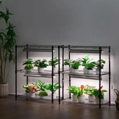 DIY Plant Stand with Grow Lights 6 Tiers 192W 70.9 Tall Plant Grow Shelf