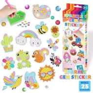 Detailed information about the product DIY Sparkle Gem Children's Kids 6 Stickers Cartoon Diamond Painting,Fun Arts and Crafts Kits Magical Art 19x19cm Garden