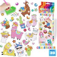 Detailed information about the product DIY Sparkle Gem Children's Kids 6 Stickers Cartoon Diamond Painting,Fun Arts and Crafts Kits Magical Cute Art 19x19cm Alpaca