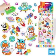 Detailed information about the product DIY Sparkle Gem Children's Kids 6 Stickers Cartoon Diamond Painting,Fun Arts and Crafts Kits Magical Cute Art 19x19cm Sparce