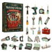 DIY Workshop Christmas Advent Calendar 24 Piece 2D Acrylic Tool Ornaments Countdown Box Hanging Decorations For Christmas Tree Garage Holiday Decor. Available at Crazy Sales for $14.99