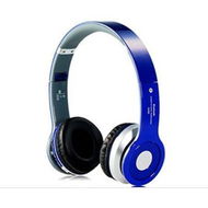 Detailed information about the product DJ Closed Stereo Dynamic Bluetooth 4.0 Headphones MP3 - Blue